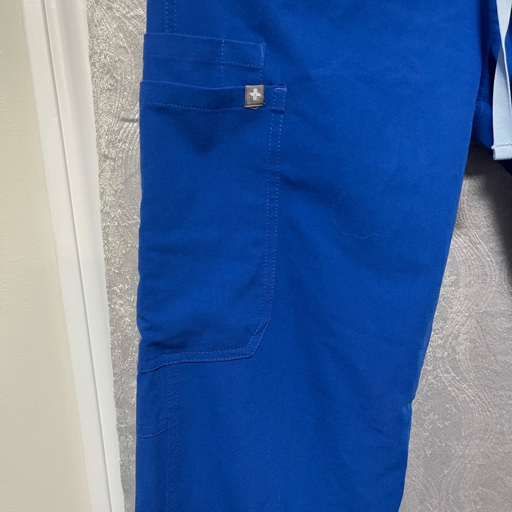Figs blue scrub pants
